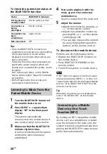 Preview for 26 page of Sony HT-MT500 Operating Instructions Manual