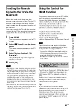 Preview for 43 page of Sony HT-MT500 Operating Instructions Manual