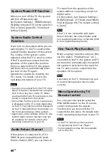 Preview for 44 page of Sony HT-MT500 Operating Instructions Manual