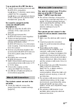 Preview for 57 page of Sony HT-MT500 Operating Instructions Manual