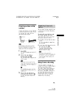 Предварительный просмотр 19 страницы Sony HT-NT3 Operating Instructions Manual