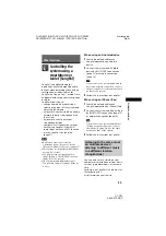 Предварительный просмотр 31 страницы Sony HT-NT3 Operating Instructions Manual