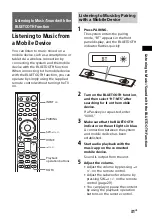 Preview for 31 page of Sony HT-NT5 Operating Instructions Manual