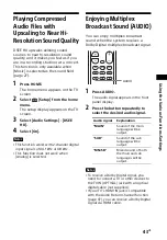 Preview for 43 page of Sony HT-NT5 Operating Instructions Manual