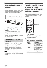 Preview for 44 page of Sony HT-NT5 Operating Instructions Manual