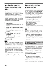 Preview for 46 page of Sony HT-NT5 Operating Instructions Manual