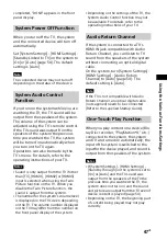 Preview for 47 page of Sony HT-NT5 Operating Instructions Manual