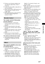 Preview for 65 page of Sony HT-NT5 Operating Instructions Manual