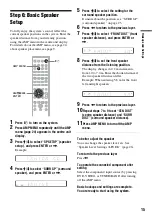 Preview for 15 page of Sony HT-RD150 Operating Instructions Manual