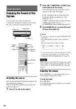 Preview for 16 page of Sony HT-RD150 Operating Instructions Manual