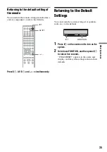 Preview for 35 page of Sony HT-RD150 Operating Instructions Manual