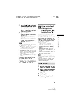 Предварительный просмотр 83 страницы Sony HT-RT3 Operating Instructions Manual