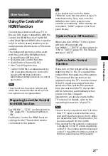 Предварительный просмотр 21 страницы Sony HT-RT4 Operating Instructions Manual