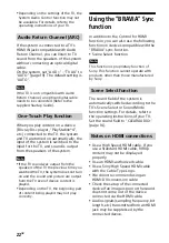 Preview for 22 page of Sony HT-RT4 Operating Instructions Manual