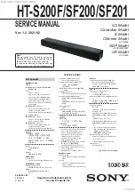 Sony HT-S200F Service Manual preview