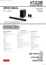 Preview for 2 page of Sony HT-S20R Service Manual