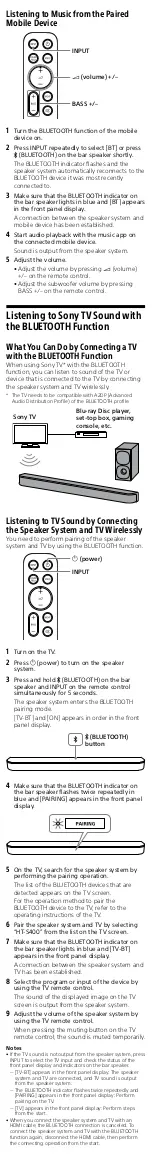 Предварительный просмотр 8 страницы Sony HT-S400 User Manual