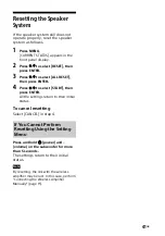 Preview for 41 page of Sony HT-S40R Operating Instructions Manual