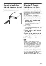 Предварительный просмотр 15 страницы Sony HT-S500RF Operating Instructions Manual