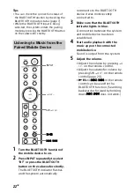 Предварительный просмотр 22 страницы Sony HT-S500RF Operating Instructions Manual