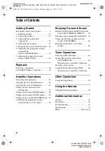 Preview for 4 page of Sony HT-SF1000 Operating Instructions Manual