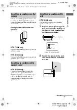 Preview for 13 page of Sony HT-SF1000 Operating Instructions Manual