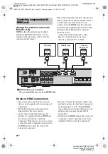 Preview for 20 page of Sony HT-SF1000 Operating Instructions Manual