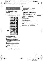 Предварительный просмотр 31 страницы Sony HT-SF1000 Operating Instructions Manual