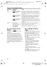 Preview for 42 page of Sony HT-SF1000 Operating Instructions Manual