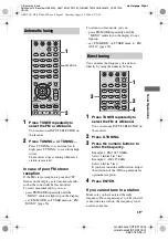 Preview for 45 page of Sony HT-SF1000 Operating Instructions Manual