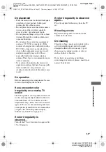 Preview for 53 page of Sony HT-SF1000 Operating Instructions Manual