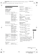 Preview for 57 page of Sony HT-SF1000 Operating Instructions Manual