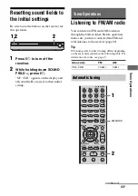 Предварительный просмотр 43 страницы Sony HT-SF1100 Operating Instructions Manual