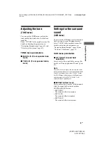 Preview for 37 page of Sony HT-SF1200 Operating Instructions Manual