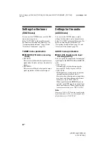 Preview for 38 page of Sony HT-SF1200 Operating Instructions Manual