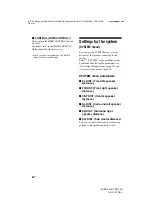 Preview for 40 page of Sony HT-SF1200 Operating Instructions Manual