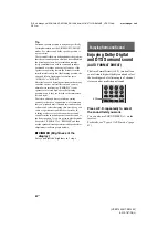 Preview for 42 page of Sony HT-SF1200 Operating Instructions Manual