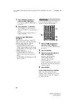 Preview for 48 page of Sony HT-SF1200 Operating Instructions Manual