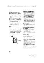 Preview for 62 page of Sony HT-SF1200 Operating Instructions Manual