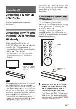 Preview for 13 page of Sony HT-SF200 Operating Instructions Manual