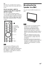 Preview for 15 page of Sony HT-SF200 Operating Instructions Manual