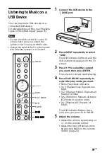 Preview for 19 page of Sony HT-SF200 Operating Instructions Manual