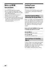 Preview for 28 page of Sony HT-SF200 Operating Instructions Manual