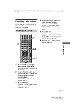 Предварительный просмотр 51 страницы Sony HT-SF2000 Operating Instructions Manual