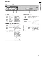 Предварительный просмотр 9 страницы Sony HT-SF2300 Operating Instructions Manual