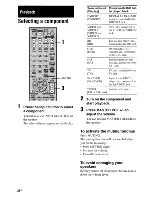 Предварительный просмотр 32 страницы Sony HT-SF2300 Operating Instructions Manual