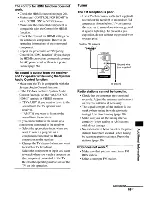 Предварительный просмотр 69 страницы Sony HT-SF2300 Operating Instructions Manual