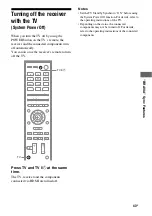 Preview for 43 page of Sony HT-SF370 Operating Instructions Manual