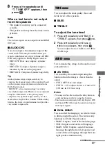 Preview for 61 page of Sony HT-SF370 Operating Instructions Manual