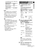 Предварительный просмотр 27 страницы Sony HT-SF470 Operating Instructions Manual